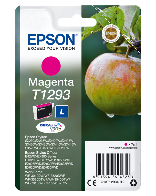 Epson T1293 Magenta Druckerpatrone C13T12934012