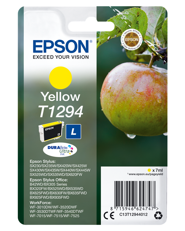 Epson T1294 Gelb Druckerpatrone C13T12944012