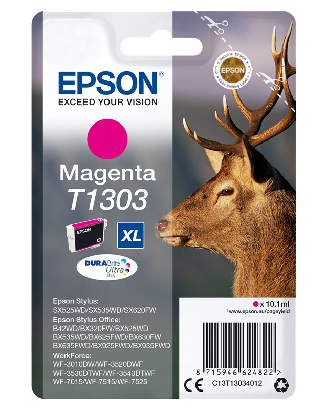 Epson T1303 XL Magenta Druckerpatrone C13T13034012