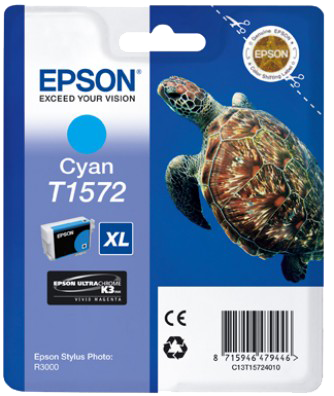 Epson T1572 XL Cyan Druckerpatrone C13T15724010