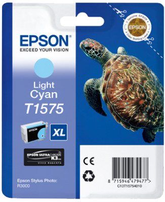 Epson T1575 XL Cyan (hell) Druckerpatrone C13T15754010