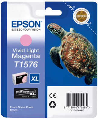 Epson T1576 XL Pink (hell) Druckerpatrone C13T15764010