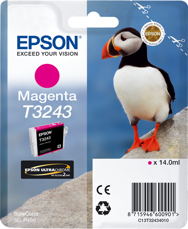 Epson T3243 Magenta Druckerpatrone C13T32434010