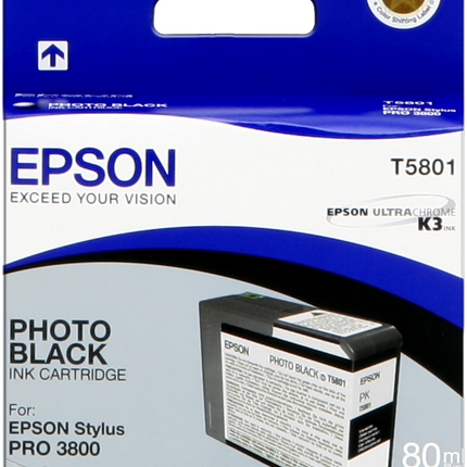 Epson T5801 Schwarz (Foto) Druckerpatrone