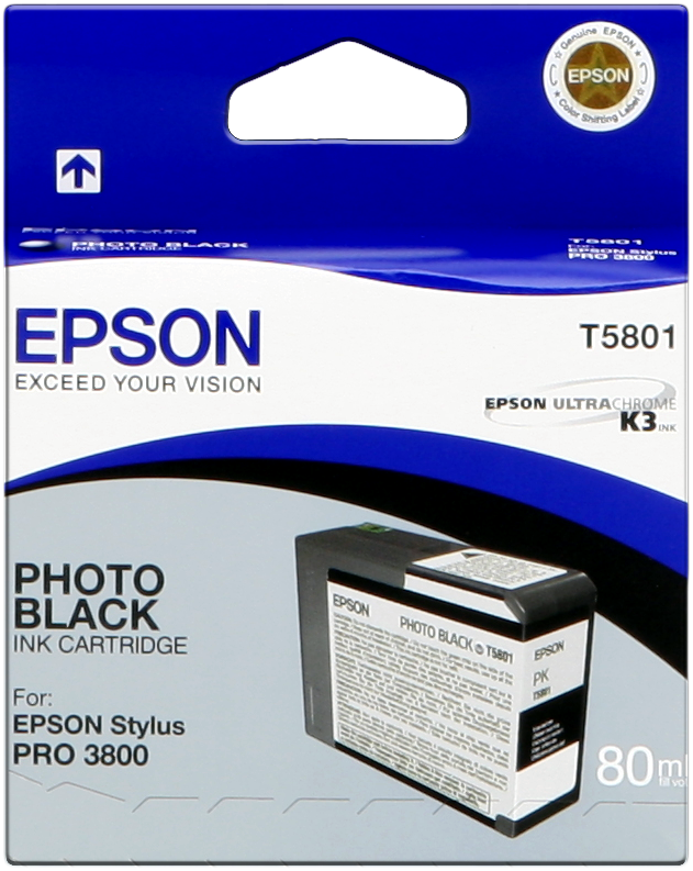 Epson T5801 Schwarz (Foto) Druckerpatrone