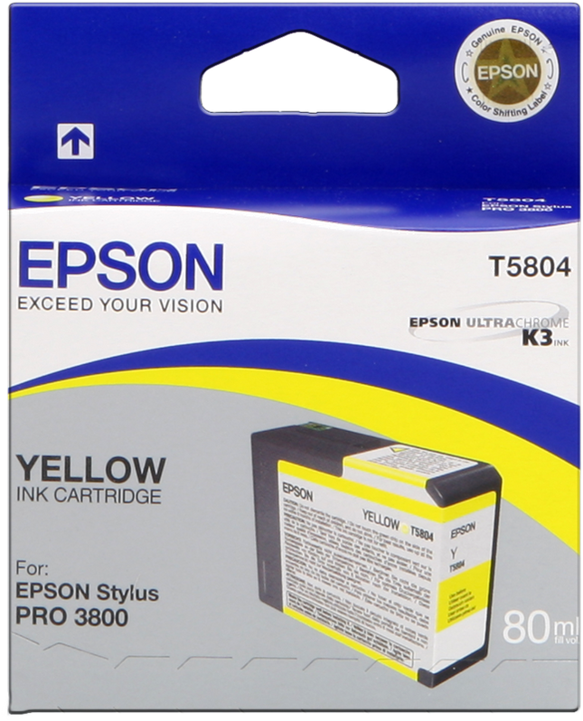 Epson T5804 Gelb Druckerpatrone