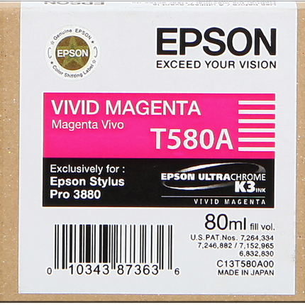 Epson T580A Magenta Druckerpatrone