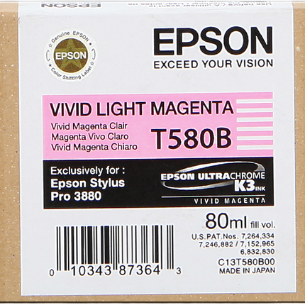 Epson T580B Pink (hell) Druckerpatrone