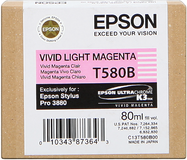 Epson T580B Pink (hell) Druckerpatrone