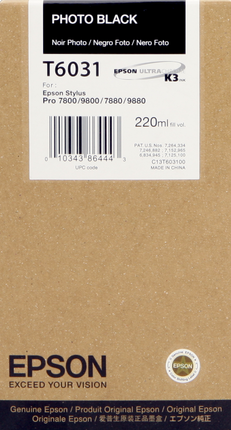 Epson T6031 Schwarz (Foto) Druckerpatrone