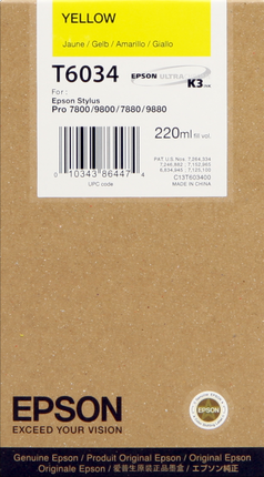 Epson T6034 Gelb Druckerpatrone
