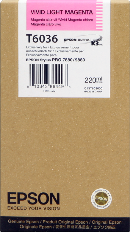 Epson T6036 Pink (hell) Druckerpatrone