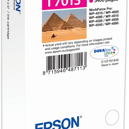 Epson T7013 XXL Magenta Druckerpatrone