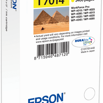 Epson T7014 XXL Gelb Druckerpatrone