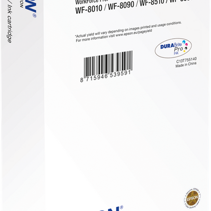 Epson T7551 XL Schwarz Druckerpatrone