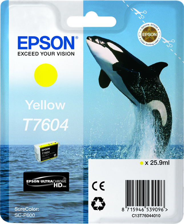 Epson T7604 Gelb Druckerpatrone C13T76044010