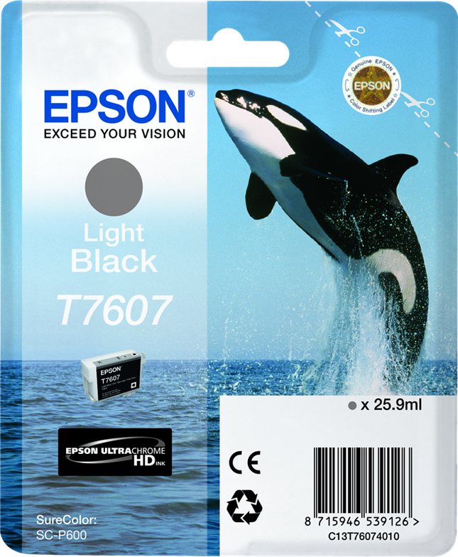Epson T7607 lightblack Druckerpatrone C13T76074010