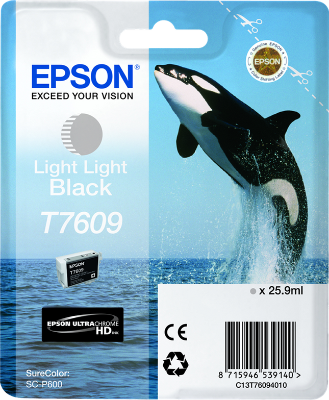 Epson T7609 lightlightblack Druckerpatrone C13T76094010