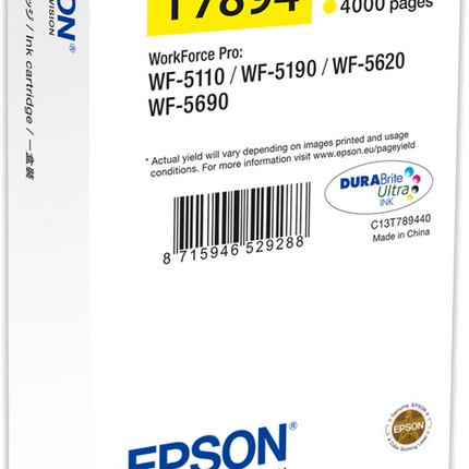 Epson T7894 XXL Gelb Druckerpatrone