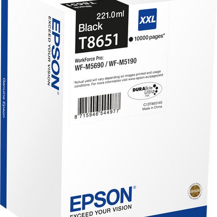 Epson T8651 XXL Schwarz Druckerpatrone