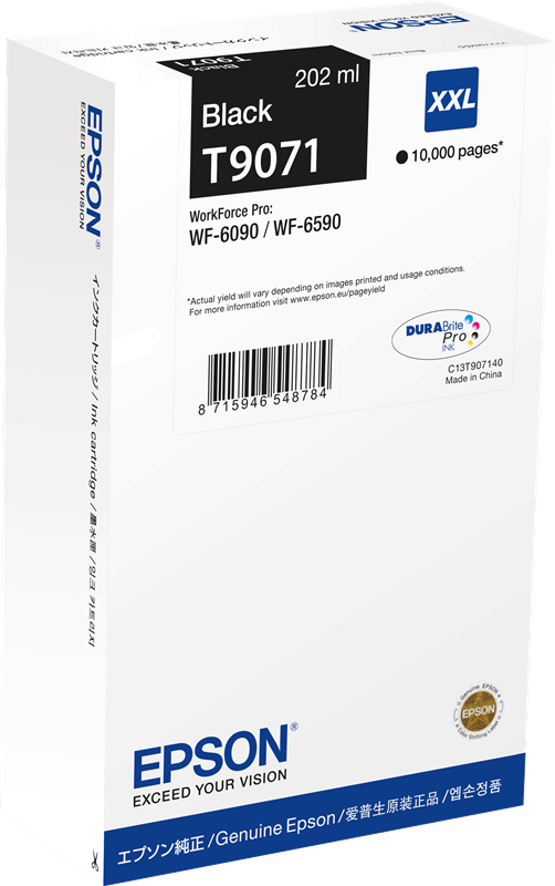 Epson T9071 XXL Schwarz Druckerpatrone