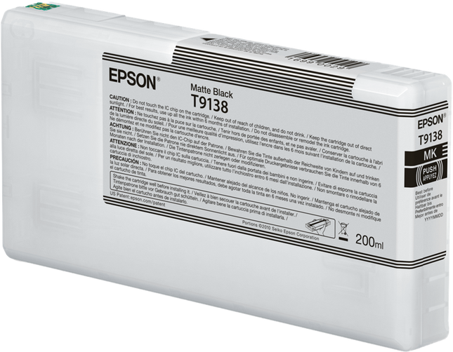 Epson T9138 Schwarz (Matt) Druckerpatrone