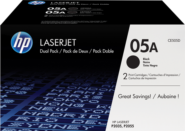 HP 05A Multipack Schwarz