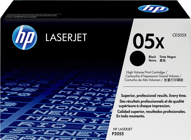 HP 05X Schwarz Toner