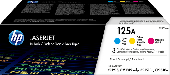 HP 125A Multipack Cyan / Magenta / Gelb