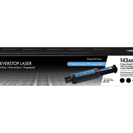 HP 143AD Multipack Schwarz