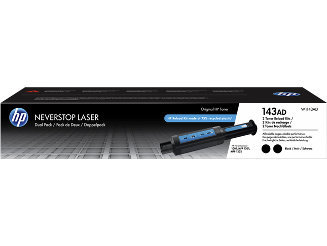 HP 143AD Multipack Schwarz