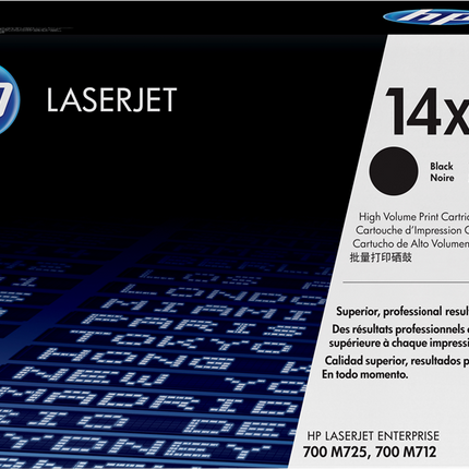 HP 14X Schwarz Toner