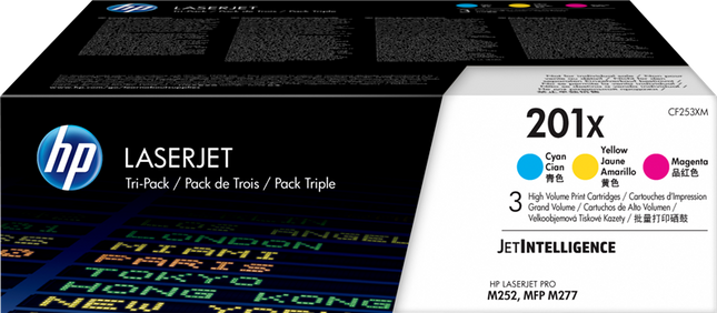 HP 201X Multipack Cyan / Magenta / Gelb