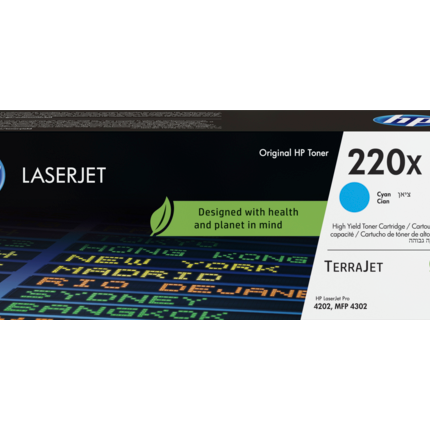 HP 220X Cyan Toner