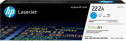 HP 222A Cyan Toner