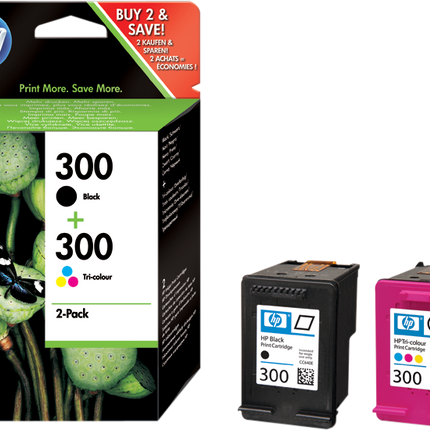 HP 300 Multipack Schwarz / mehrere Farben