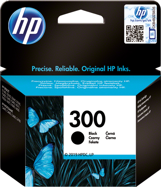 HP 300 Schwarz Druckerpatrone CC640EE