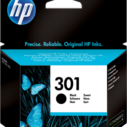 HP 301 Schwarz Druckerpatrone CH561EE