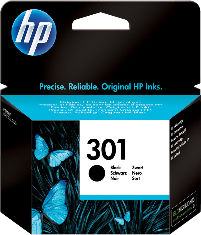 HP 301 Schwarz Druckerpatrone CH561EE