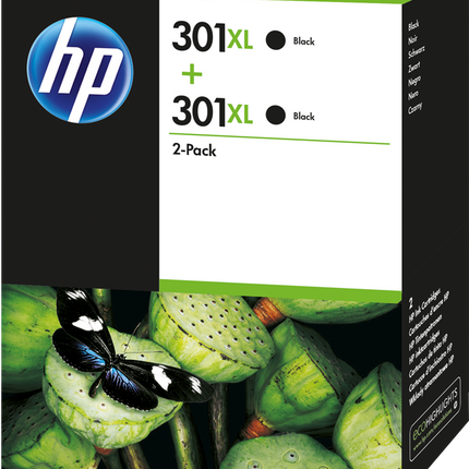HP 301 XL Schwarz Value Pack D8J45AE MCVP