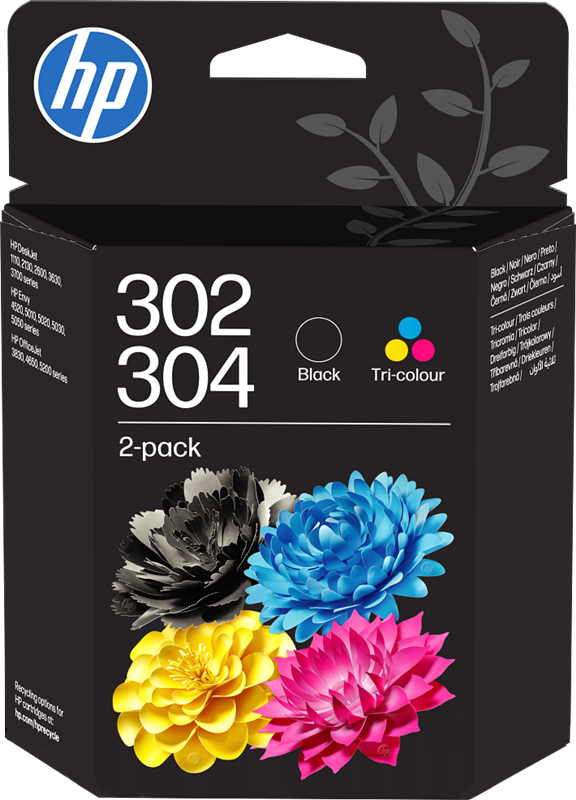HP 302 / 304 Multipack Schwarz / mehrere Farben