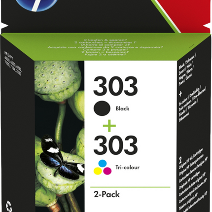 HP 303 Multipack Schwarz / mehrere Farben