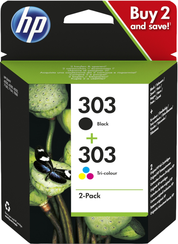 HP 303 Multipack Schwarz / mehrere Farben