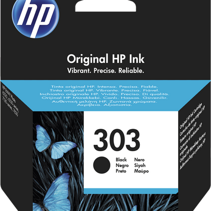 HP 303 Schwarz Druckerpatrone T6N02AE