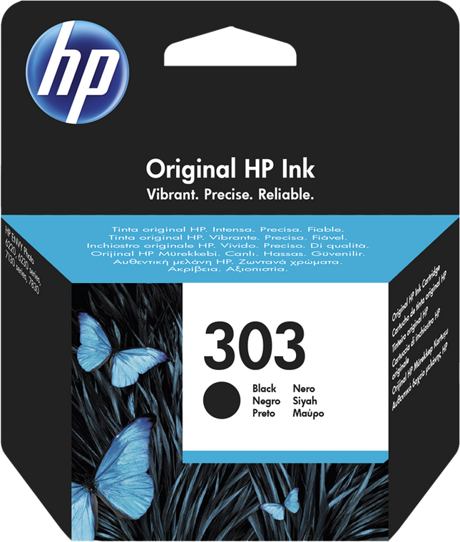 HP 303 Schwarz Druckerpatrone T6N02AE