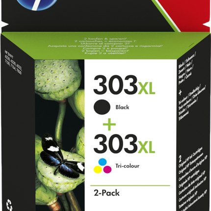 HP 303XL Multipack Schwarz / mehrere Farben