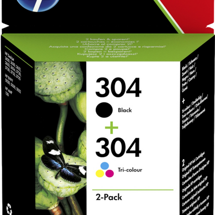 HP 304 Multipack Schwarz / mehrere Farben