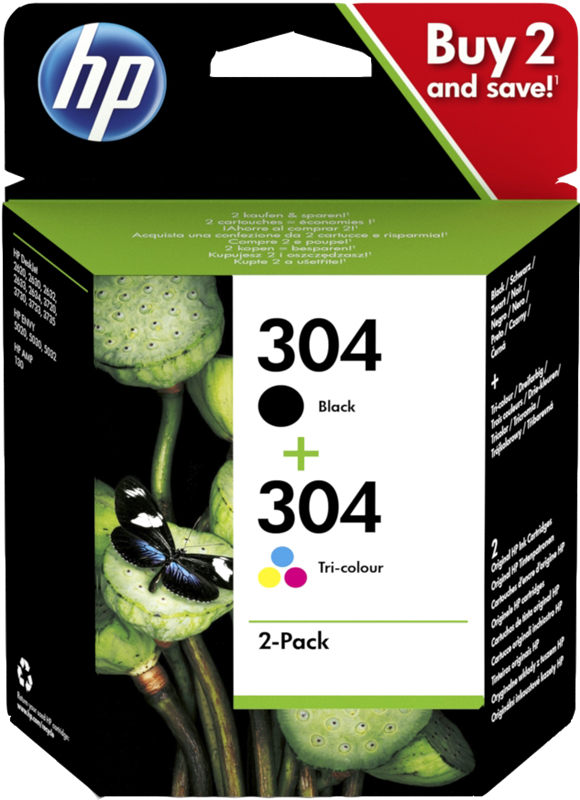 HP 304 Multipack Schwarz / mehrere Farben