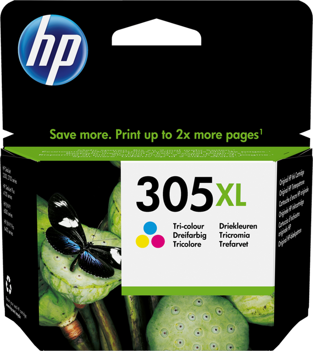 HP 305 XL mehrere Farben Druckerpatrone 3YM63AE