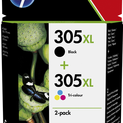HP 305 XL Multipack Schwarz / mehrere Farben